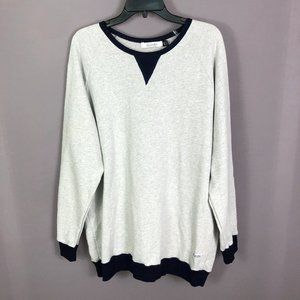 Kinetix Men's Crew Neck Knit Cotton Blend Sweater Size XXL